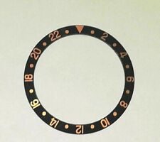 FIT ROLEX GMT MASTER 16713 16718  INSERTO GHIERA nera aftermarket