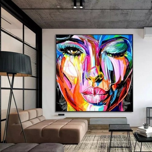 Donna dipinto mano ritratto - donna,