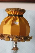 ART P-1 VECCHIO PARALUME IN STOFFA h cm 13 GIALLO ORO PER ABAT JOUR / APPLIQUE