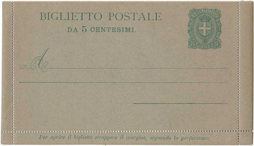 Regno 1897 biglietto - regno,