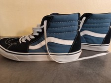 VANS SK8-Hi Unisex Scarpe Tempo Libero Sneaker pelle Tg. 43 Blu