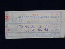 biglietto GRANDE TOMBOLA