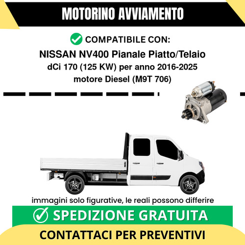 Motorino avviamento nissan - avviamento,