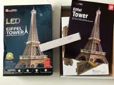 Puzzle 3D Torre Eiffel LED Torre Eiffel Parigi / rimanenze 2a scelta merce di seconda scelta Cubic Fun