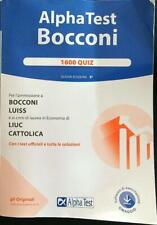 ALPHA TEST. BOCCONI. 1600 QUIZ AA.VV. ALPHA TEST 2020  BROSSURA