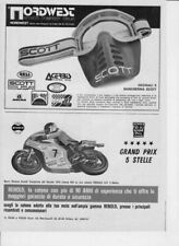 advertising Pubblicità brochure-OCCHIALI E MASCHERINA SCOTT '78-MOTOCROSS EPOCA