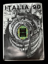 ITALIA 1990 calcio Mondiali Alberto Burri manifesto originale football vintage 4