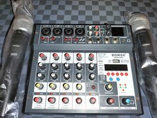 Mixer 5/6 canali con 2 mic Bomge