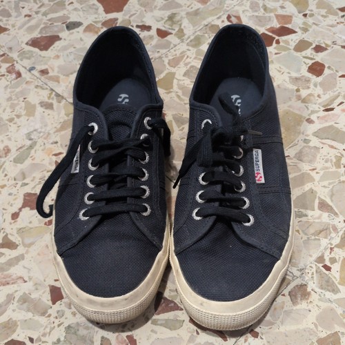 Superga blue 2750 cotu sneaker - 2750-cotu,