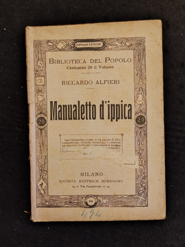 Alfieri manualetto d - -,