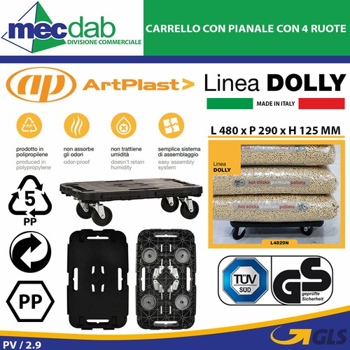 Carrello con pianale - pianale, 4