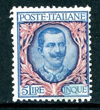 Italia 1901 Definitiva 5 Lire