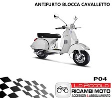 PER VESPA PX 125 150 200 BLOCCA CAVALLETTO PUSH E BLOCK ANTIFURTO MECCANICO