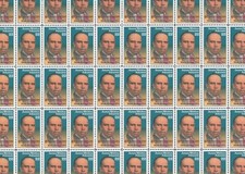 James Weldon Johnson foglio di 50 francobolli come nuovo, Scott #2371, MNH, spedizione gratuita!