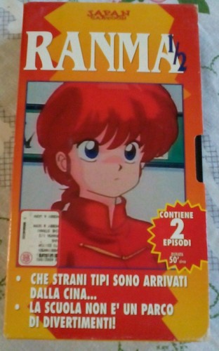 Vhs ranma primi due - ranma, 1/2