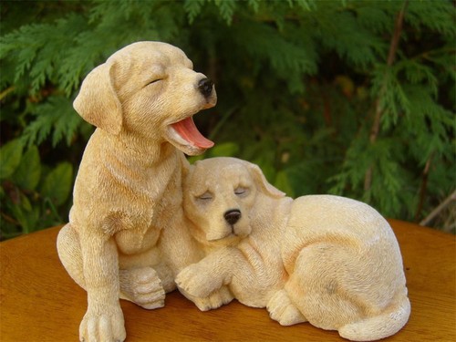 Leonardo resin dogs golden - leonardo,