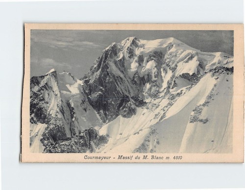 Cartolina massiccio del - massiccio,
