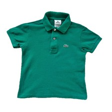 Polo Lacoste bambino verde