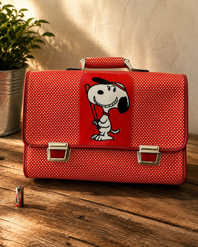 Cartella scolastica vintage - cartella,