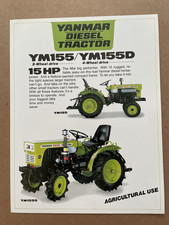Brochure vintage YANMAR TRATTORE DIESEL YM155 YM155D 15 CV non tagliata #18