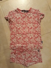 lotto 708b completo rosa bimba bambina vestito ORIGINAL MARINES 8 anni