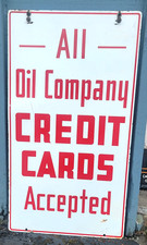 Vintage ALL OIL COMPANY CREDIT