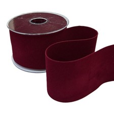 Nastro in VELLUTO DOPPIO 70 mm x 10 metri Colore 14 BORDEAUX 14XU