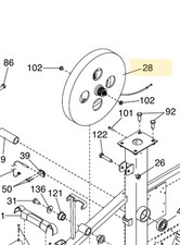 Volano e Motore Resistenza Ellittica Nordictrack C 7.5