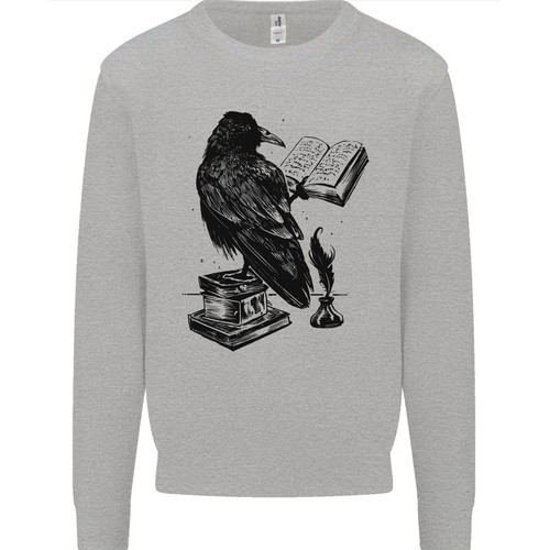 Corvo che legge libro - legge,