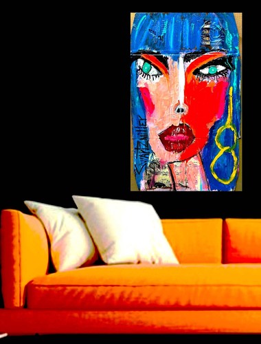 Pop art colorato ritratto - pop,