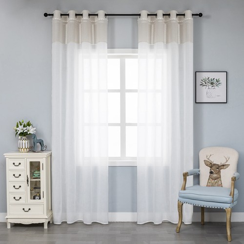 Coppia tende bianche - coppia,