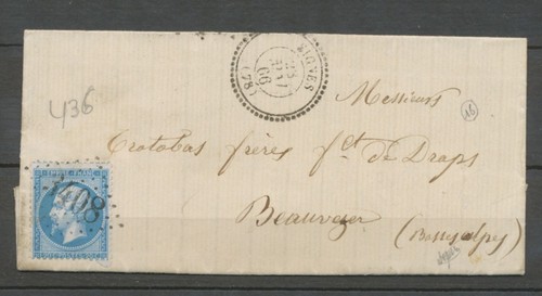 1866 lettre gc 3408 - lettre, n°22