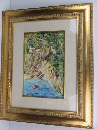 Vecchio quadro dipinto - quadro, a