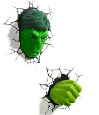 Adesivo Hulk Faccia o Pugno 3D