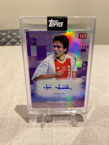 Scheda auto topps ajax - auto, fc