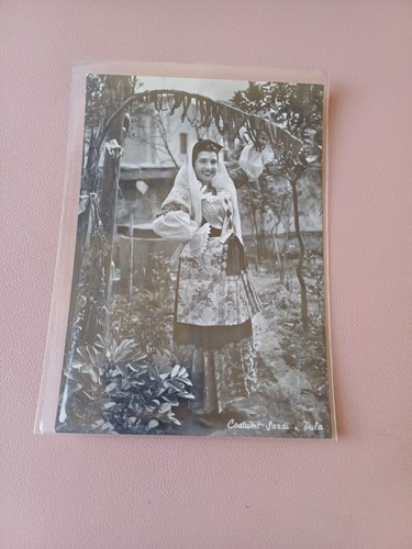 Cartolina costumi sardi - , non