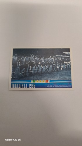 Figurina panini azzurro - figurina,