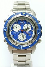 Orologio Sector EXP 202 chrono alarm watch all stainless steel clock man montre