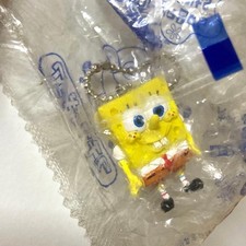 Spongebob Petit Figura Miniatura Mascotte Portachiavi Catena a Sfera