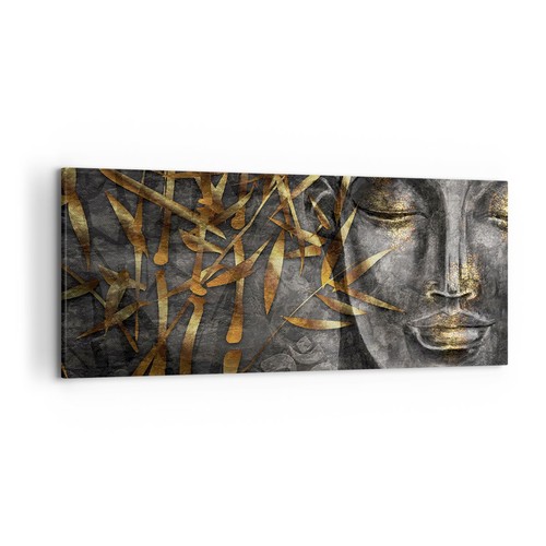 Quadro tela 120x50cm buddha - tela,