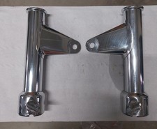 Coppia Portafaro Cromato Honda