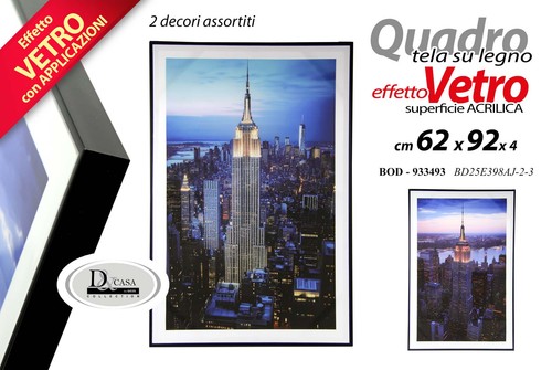 Quadro stampa tela legno - su,
