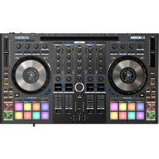 Reloop Mixon 8 Pro Controller DJ Ibrido Professionale a 4 Canali, Nero