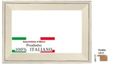Cornice legno bianca - legno,