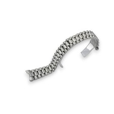 Bracciale acciaio argento 20