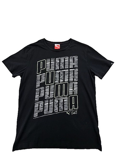 Shirt puma nera maniche - nera, a
