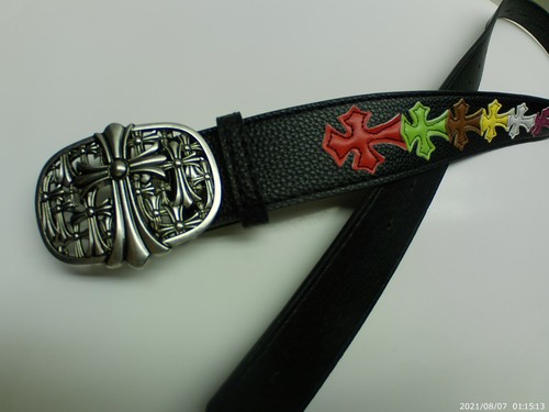Cintura fibbia croce cuori - cintura,
