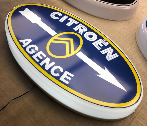 Citroen illuminated wall sign - illuminated,