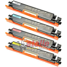 KIT 4 TONER PER CANON i-SENSYS LBP-7010C LBP-7018C NERO + COLORI CARTUCCE 729