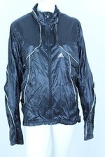 ADIDAS FELPA GIUBBOTTO A VENTO  DONNA7 UOMO NERO TG SIZE M